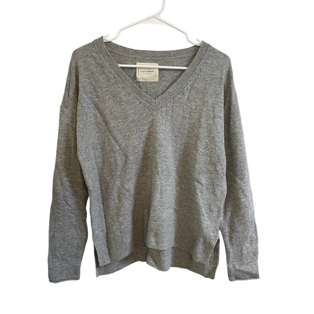 Lucky Brand Women’s V Neck Knit Top Size Small